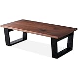 LOWYA （ロウヤ） テーブル センターテーブル ローテーブル 国産 天然木 突板 節あり 無垢脚 幅120cm 半完成品 ウォルナット