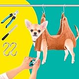 WSCXSC 犬用グルーミングハンモック 犬用グルーミングキット 犬のグルーミング用品 犬用ハンモック 犬用グルーミングハーネス 犬用爪切り 小型犬用