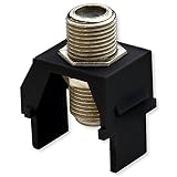OnQ / Legrand WP3479BK NonRecessed Nickel FConnector, Black [並行輸入品]