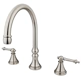 キングストン真鍮ks234 TL Tuscanyローマの浴槽フィラー 8-Inch Adjustable Center KS2348TL 1