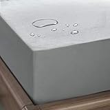 Levesolls ボックスシーツ 防水シーツ 100％防水 優れた通気性 洗濯機とお手洗い対応 親肌タイプの竹繊維材質 全週ゴム 抗菌 防