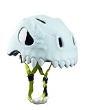 ABUS Crazy Safety Casque Motif Crâne Blanc S