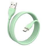 USB Type C ケーブル 2m SLEIJAOOE 柔らかいシリコン制 【QC対応 66W急速充電】 絡まない 断線防止 USB タイプC(Type-C)ケーブル スマートフォン・タブレット・ゲーム機等Type-C 機器対応 (グリーン)