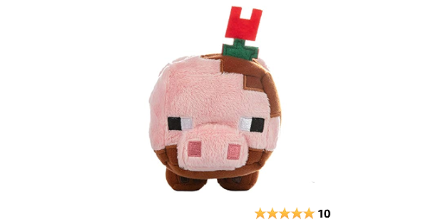 Amazon マインクラフト Minecraft Earth どろんこブタぬいぐるみ 小 ぬいぐるみ おもちゃ