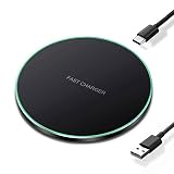 20W ワイヤレス充電器、Qi 高速ワイヤレス充電機能 iPhone 14/14 Plus/14 Pro/14 Pro Max/13/12/11/SE/X/AirPods 用ストラップ付き、15W 携帯電話誘導多機能充電ステーション Samsung、Pixel 用、LG G6/7/8 (プラグなし)