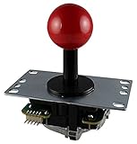 三和電子 基板タイプ静音ジョイスティックレバー 赤 JLF-TPRG-8AYT-SK-R