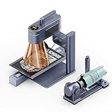 LaserPecker 4 レーザー彫刻機家庭用 ビジネス用レーザー加工機（青色レーザー+赤外線レーザー）240000mm/min高速バッチ処理可能 0.00199mm高精度 8k解像度160mmｘ300mm彫刻面積 スマートフォーカス＆プレビュー機能搭載 LEDタッチスクリーン 金属 木材 アクリル 革 ステンレス鋼 指輪 ワイングラス 石 レーザー刻印機 日本語アプリ対応 安全保護