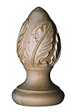 gw4238 Acanthusフィニアル、手彫りBasswood