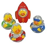 12 ct - Outer Space Astronaut Explorer Rubber Ducks [並行輸入品]