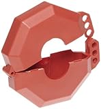 Accuform Signs KDD474 STOPOUT Gate Valve Lockout, Fits Valve Handle Diameter 10" to 13", Hinged Plas