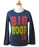 BAJA SMILE BIG MOOD長袖Ｔシャツ【2023315】 (110cm, ネイビー)