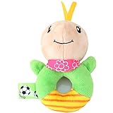 aijiaye My First Soft Rattleおもちゃ、毒性ファブリックBaby Animal Plush Soft Rattleおもちゃを0に36か月男の子女の子