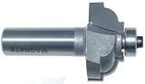 Magnate S4702 Classic Cove Carbide Tipped Router Bit - 1/4 Radius; 1/2 Shank Diameter by Magnate