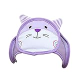 赤ちゃんの頭の保護粉々に抵抗する帽子幼児の帽子保護バンパーキャップ子供の反衝突帽子赤ちゃんの安全ヘルメット 100％綿 パープル by hjuns-Wu