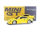 TrueScale Miniatures MINI GT 1/64 Rocket Bunny Nissan シルビア (S15) イエロー 右ハンドル 完成品