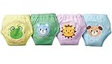 Taiycyxgan 4 X Baby Toddler Boys Cute 4 Layers Potty Training Pants Reusable Boys (100) by TAIYCYXGA