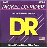 DR Strings (デーアール) ベース弦 NICKEL LO-RIDER ニッケル .045-.105 NMH-45 【国内正規品】