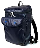 ポーチェ(pouche) バッグパック リュック 防水 21.5L (ネイビー×ブルー)