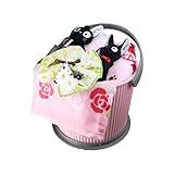 出産祝い 豪華 魔女の宅急便 ジジ オムニウッティS おむつケーキ パンパーステープタイプＳサイズ バスタオル フェイスタオル ミニタオル ループタオル おもちゃ ぬいぐるみ 手作り ベビー 出産祝い