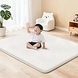 Huloosleep 極厚 プレイマット 厚手 3.5cm厚 防滑 防音 コーラルフリース 寝室 床暖房対応