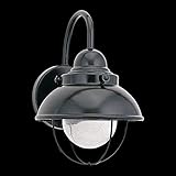 Sea Gull Lighting 8870-12 Outdoor One-Light Wall Lantern, Black Finish [並行輸入品]