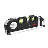 多目的ラインレベル水平線垂直8フィート計測テープ　8FT/250 CMルーラー