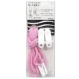 アスナロ（小物） 紐付き クリップ 男の子 女の子 子供用 手袋 手袋ひも ひものみF ピンク