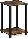 フリノ(Furinno) サイドテーブル Haydn Turn-N-Tube アンバーパイン/ブラック 【日本正規輸入品】