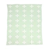 ノーブランド品 キッズ　コットン　ブランケット　ベッド　ソファー　カー　毛布　全２サイズ３様式選ぶ - S, 緑