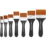 多用途刷毛 はけ ペイント刷毛 6本セット はけ7サイズセット 油性 水性 弱溶剤用 クリーニング用 オールラウンド