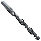 Drill America DWDN Series Qualtech High-Speed Steel Jobber Length Drill Bit Black Oxide Finish Round