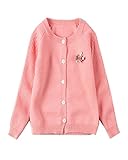 女の子 カーディガン 子供服 女児 ガールズ アウター キッズ かわいい おしゃれ 上質 ハート柄 防寒 通園 通学 お出かけ お祝い ギフト ファッション 90～130cm 90cm 100cm 1