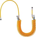 [2314657]ＴＲＵＳＣＯ　取替用スプリング式ウレタンコイルホース　４ｍ SC5S