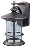 Canarm IOL124ORB Treehouse Outdoor Lantern, Oil Rubbed Bronze [並行輸入品]