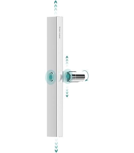 Duttao Brushed Gold Shower Slide Bar - Stainless Steel Adjustable Rail With ABS Holder (No Deck Plate)