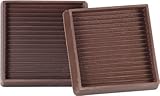 Shepherd Hardware 9078 3-Inch Square Rubber Furniture Cups, 2-Pack [並行輸入品]