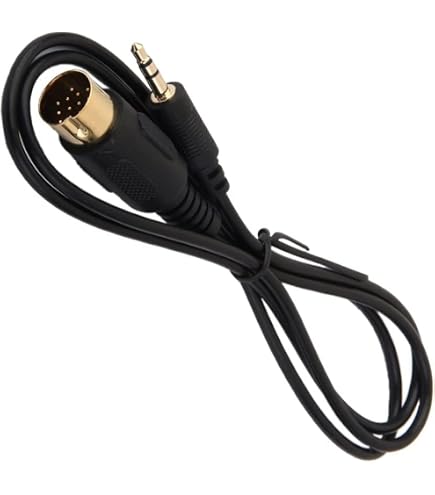 Amazon.co.jp: EASWEL 13ピン DIN 3.5mm AUX入力ケーブル Kenwood Icom