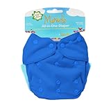 Kissa's One Size All-In-One Diaper, Lagoon Blue by Kissaluvs