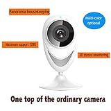 ワイヤレスベビーカメラ 720P 高解像度 ネットワークカメラ マイク内蔵 動体検知 赤外線 暗視 IPhone/Android 対応 ペット/子供見守り