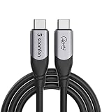 SOOMFON USB 4.0 ケーブル Thunderbolt 4 Thunderbolt 3 ケーブル 40Gb/s超高速転送 100W/5A急速充電 8K@60Hz / 2つ4K@60Hz 映像 pd対応 USB 4.0 3.1 3.0と下位互換 耐久性 幅広い互換性(0.8M)