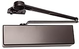 FALCON SC71 DS DK BRNZ FULL Heavy Duty Door Closer, Dead Stop Arm, Full Cover, Dark Bronze Finish [並