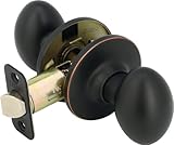 Legend 932123 Egg Style Door Knob Hall and Closet Passage Lockset, US613 Oil Rubbed Bronze Finish Le