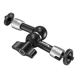 SMALLRIG マジックアーム 5.5インチ関節式アーム(140mm) モニターアーム 耐荷重1.5KG 1/4-20ネジアダプター装備-2065B