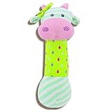 Organic Farm Buddies, Belle Cow Squeaky Toy [並行輸入品]