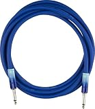 Fender フェンダー 楽器用シールドケーブル Ombré Instrument Cable, Straight/Straight, 10', Belair Blue 3m