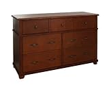 Bolton 8420700 Woodridge 7-Drawer Dresser, Chestnut [並行輸入品]