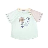 ホッペッタ Hoppetta アップリケTシャツ ミントグリーン 80cm 58544