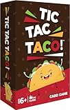Tic Tac Taco - 子供と大人のためのファミリーカードゲーム - 面白いカードゲーム グループのための屋内ゲーム 楽しい家族の絆 - 6歳以上の小さな子供が簡単に遊べます、3~6人用、3-6人用、30分プレイ時間 Donut & Lola