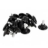 uxcell レベリングフット　家具アジャスター　グライド　プラスチックベース　 8mmx33mmx37mm　20個