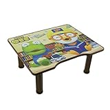 Pororo Kids Activity Table with Folding Legs (Brown) [並行輸入品]